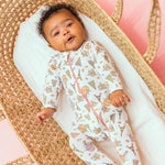 Organic Footie Paris Zippered Newborn Onesie Deluxe Norani Baby Everetts Place: Online Boutique