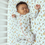 Organic Footie Paris Zippered Newborn Onesie Deluxe Norani Baby Everetts Place: Online Boutique