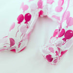 Organic Footie Pink Balloons Baby Onesie Newborn Wear Norani Baby Everetts Place: Online Boutique