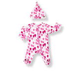 Organic Footie Pink Balloons Baby Onesie Newborn Wear Norani Baby Everetts Place: Online Boutique