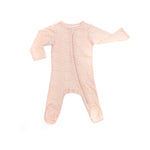 Organic Footie Pink Stripes Baby Onesie Norani Baby Norani Baby Everetts Place: Online Boutique