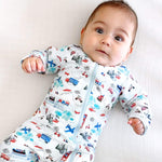 Organic Footie Transportation Baby Onesie Norani Baby Norani Baby Everetts Place: Online Boutique