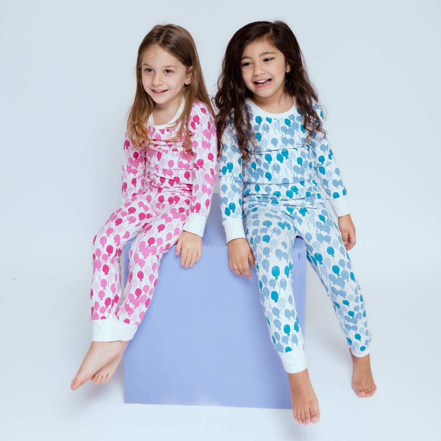 Organic Kids Pajamas Blue Balloons Soft Cotton Nightwear Norani Baby Everetts Place: Online Boutique