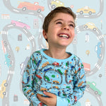 Organic Kids Pajamas Cars Premium Sleepwear Norani Baby Norani Baby Everetts Place: Online Boutique