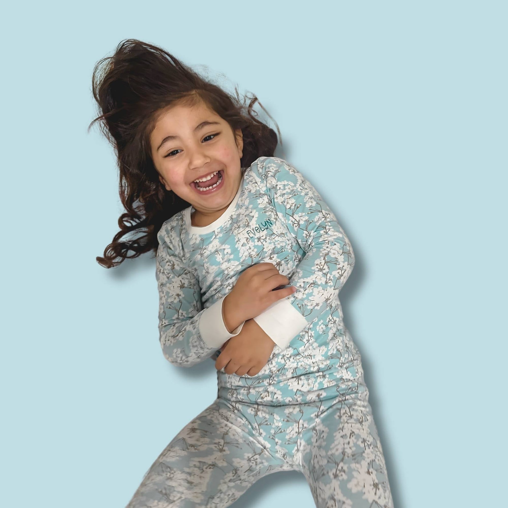Organic Kids Pajamas Cherry Blossoms Organic Cotton Norani Baby Everetts Place: Online Boutique
