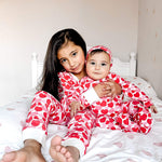 Organic Kids Pajamas Red Pink Hearts Cotton Sleepwear Norani Baby Everetts Place: Online Boutique