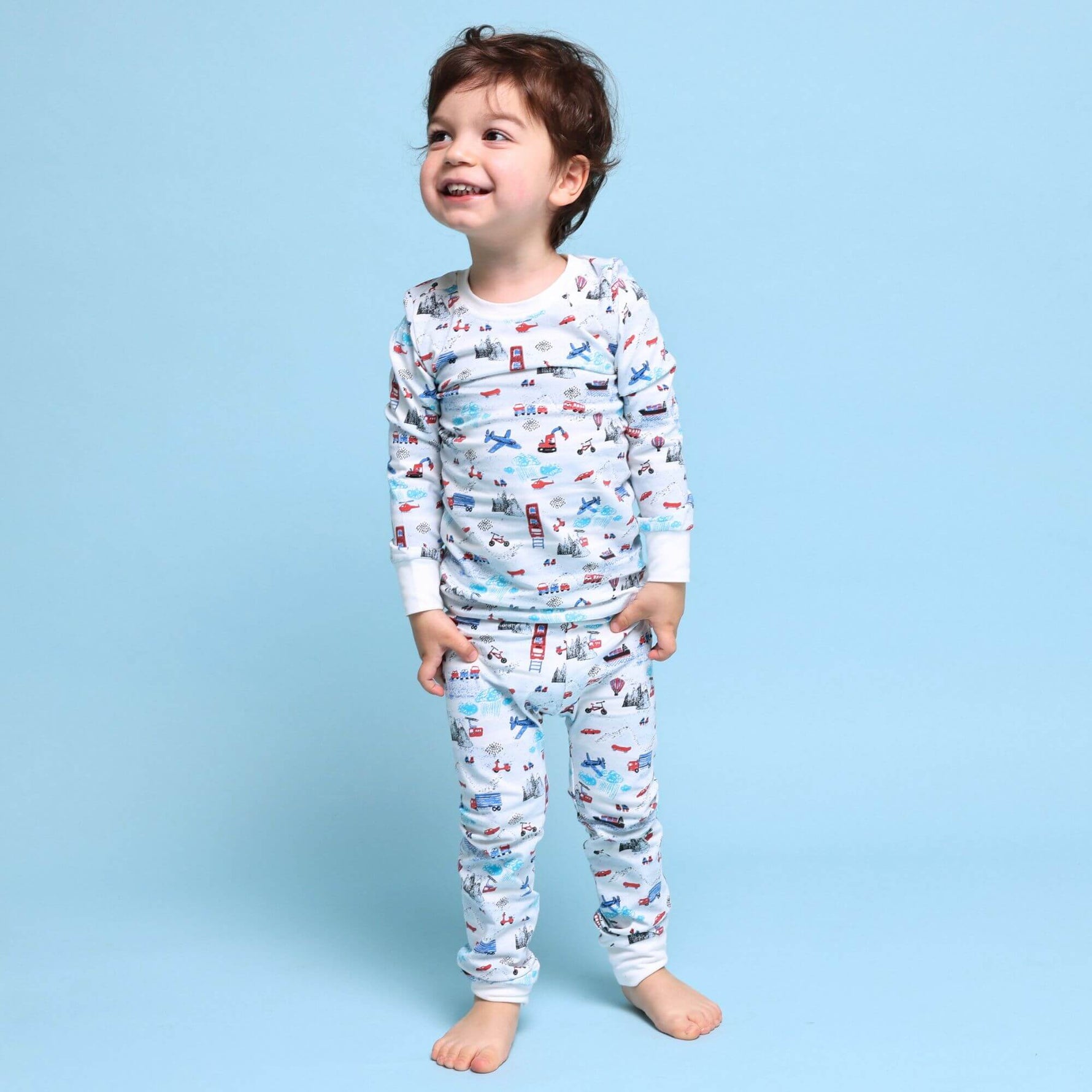 Organic Kids Pajamas Transportation Theme Norani Baby Norani Baby Everetts Place: Online Boutique