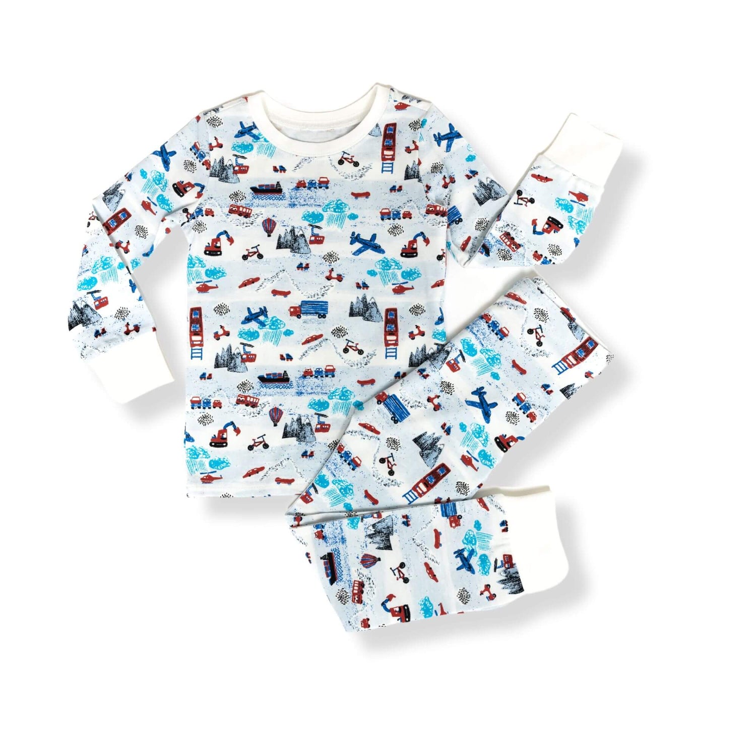 Organic Kids Pajamas Transportation Theme Norani Baby Norani Baby Everetts Place: Online Boutique
