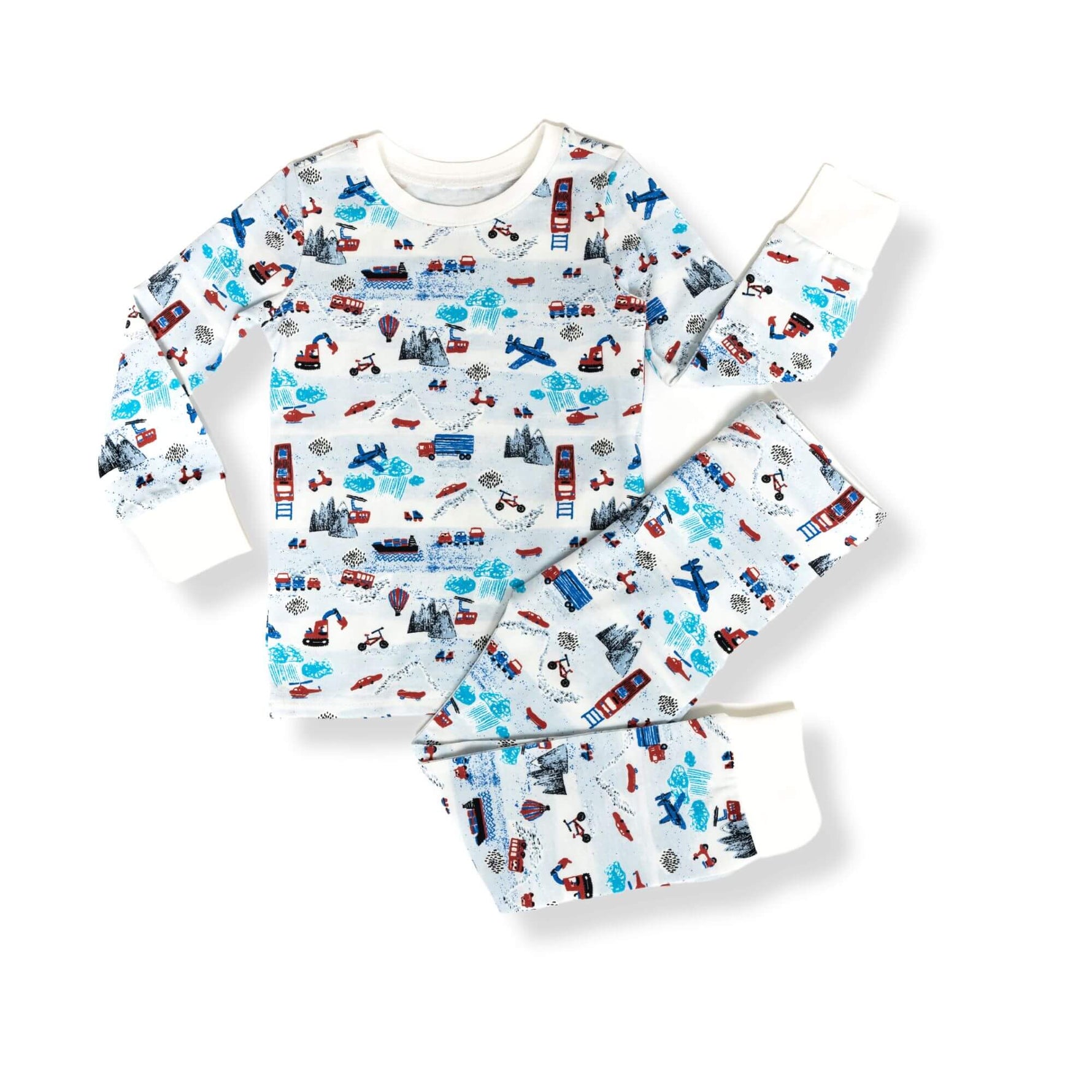 Organic Kids Pajamas Transportation Theme Norani Baby Norani Baby Everetts Place: Online Boutique