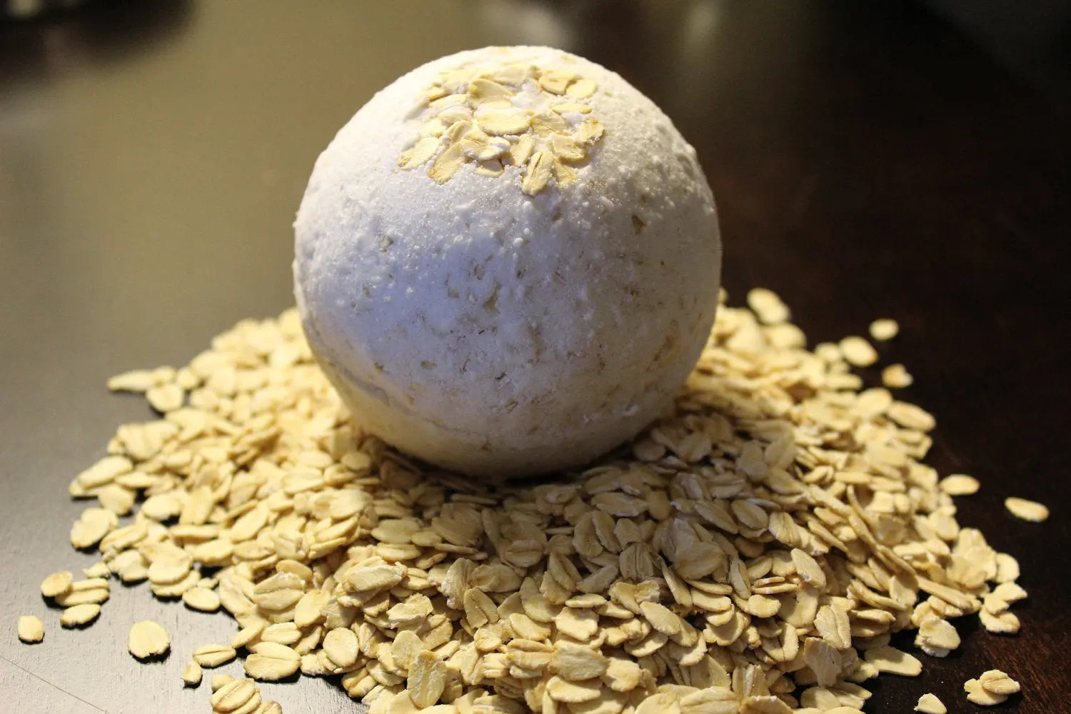 Organic Oats And Honey Extra Large Bath Bomb With Cocoa Butter Butter Me Up Organics 