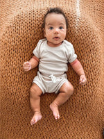 LUCY LUE ORGANICS Organic Shoulder Snap Bodysuit | Ginger - Everetts Place Boutique - 