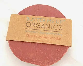 Organic Facial Bar with Rose Kaolin Clay from Butter Me Up Organics.