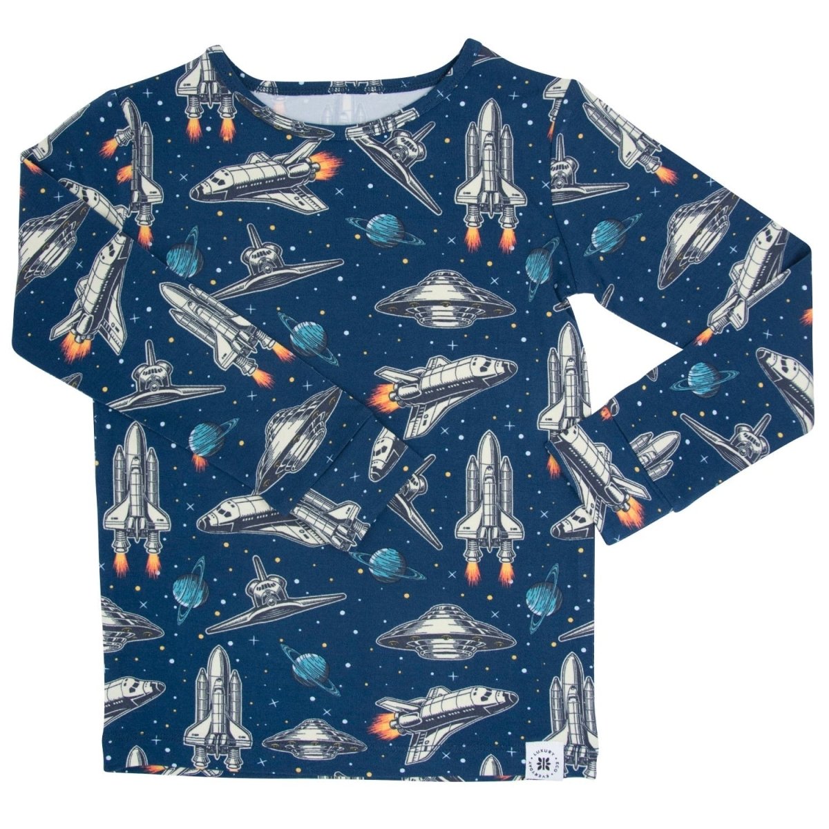 Sweet Bamboo Original Big Kid Pajama Deep In Orbit Cozy Sleepwear - Everetts Place Boutique - 