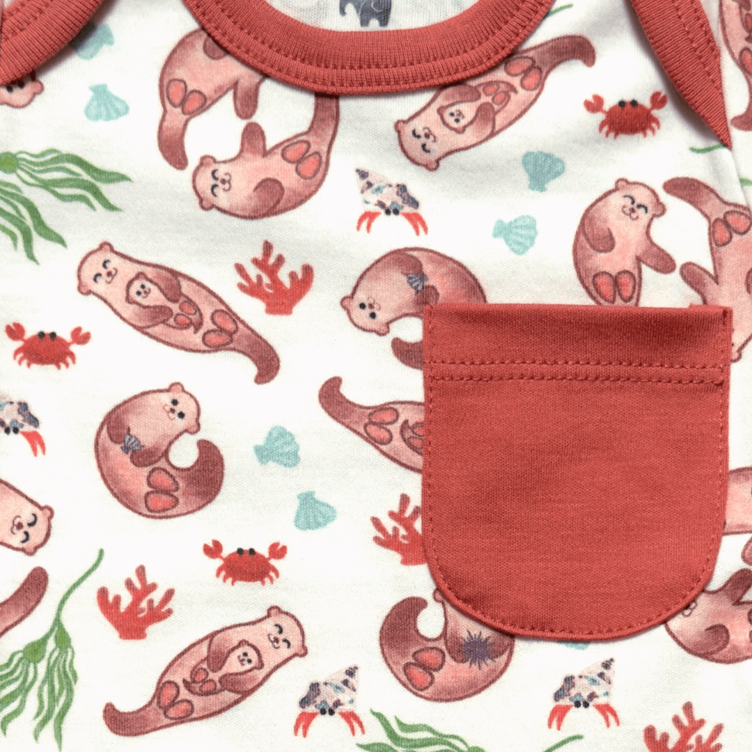 Otter Bodysuit and Shorts | Organic Pima Cotton by Kolorful