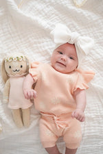 Harp Angel Boutique Soft Cotton Oversized Bow Headband with Adjustable Fit for Newborns - Apparel & Accessories > Clothing Accessories > Hair Accessories > Headbands Head Wrap