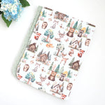 Honey Lemonade Premium Minky Blanket with Woodsy Woodland Design for Babies and Toddlers - Baby & Toddler > Swaddling & Receiving Blankets > Receiving Blankets