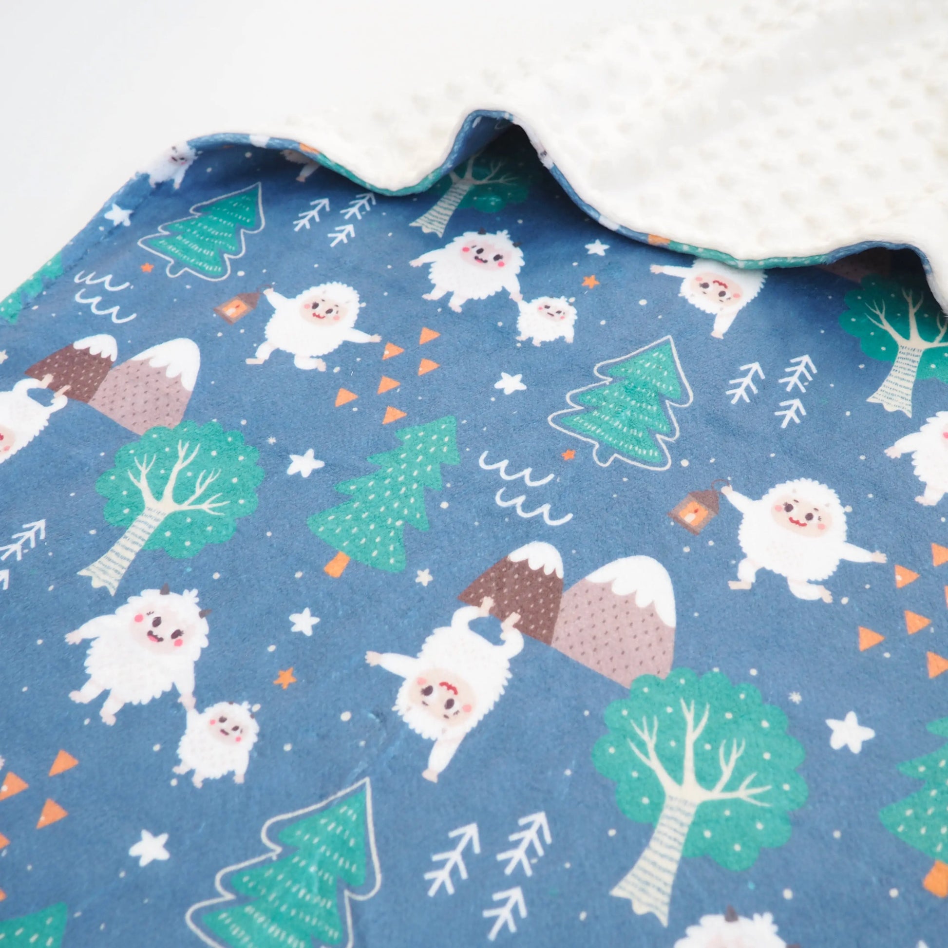 Baby & Toddler Minky Blanket - Yeti Dreams Honey Lemonade