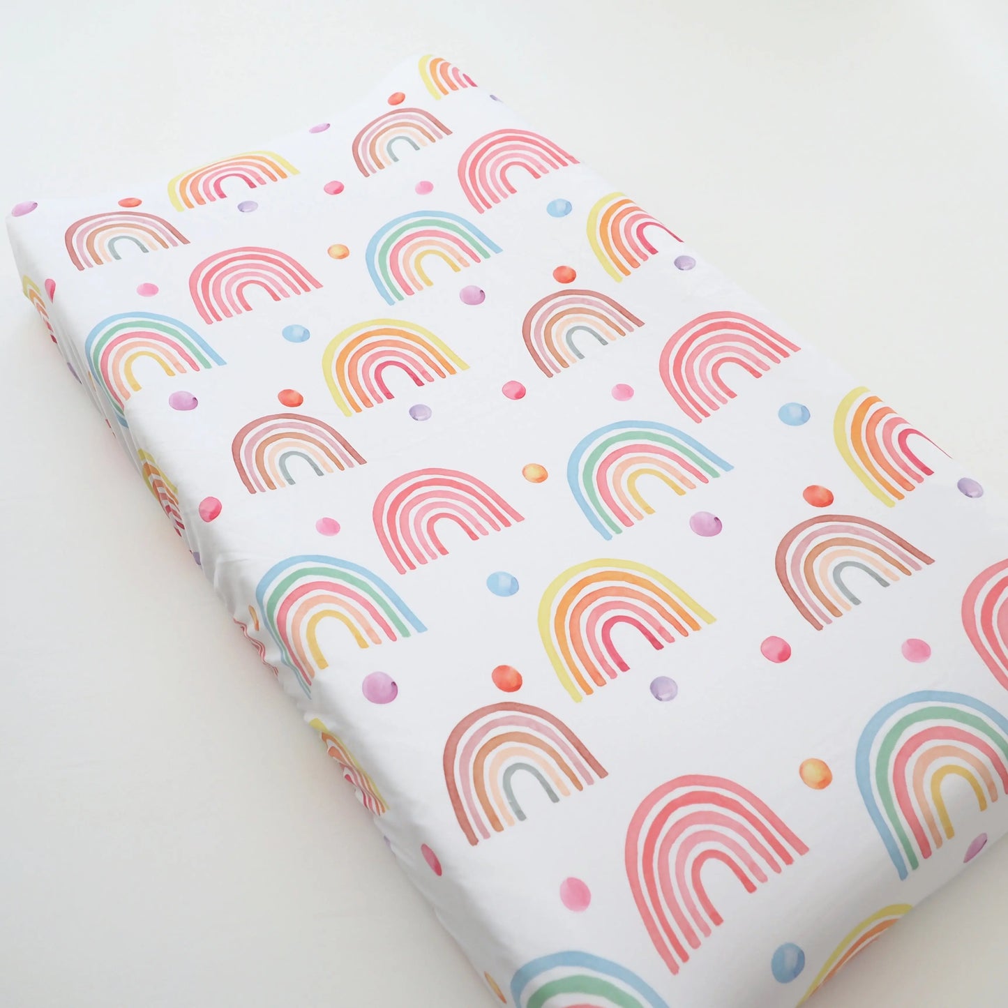 Changing Pad Cover - Rainbow Honey Lemonade