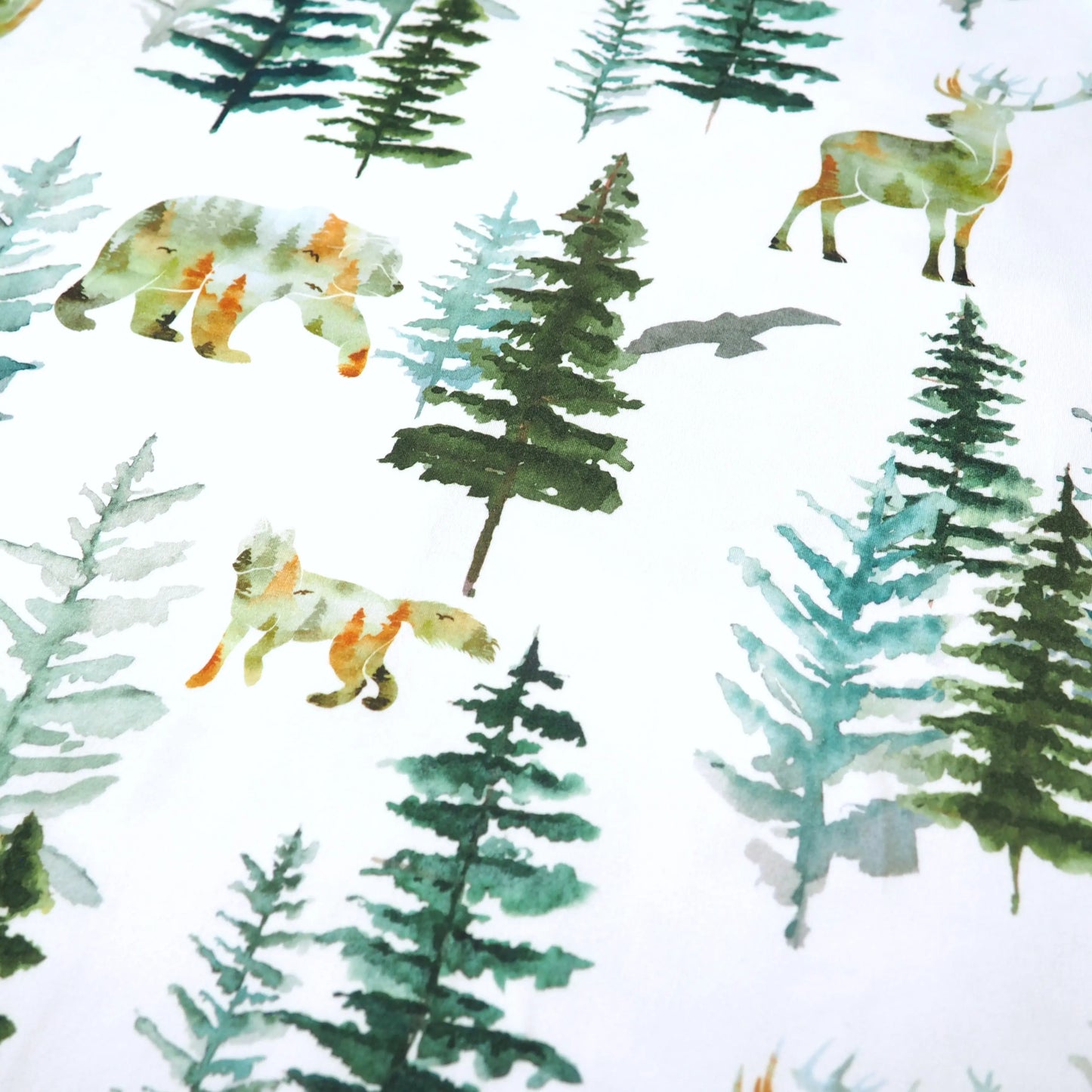 Fitted Crib Sheet In The Woods Soft Baby Bedding Photo Backdrop Honey Lemonade