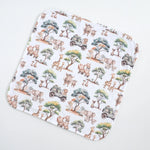 Honey Lemonade Cozy Mini Minky Blanket with Safari Design for Toddlers on the Go - Baby & Toddler Mini Minky