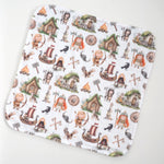 Honey Lemonade Mini Minky Vikings Blanket for Toddlers Perfect for Home and Travel - Baby & Toddler Mini Minky