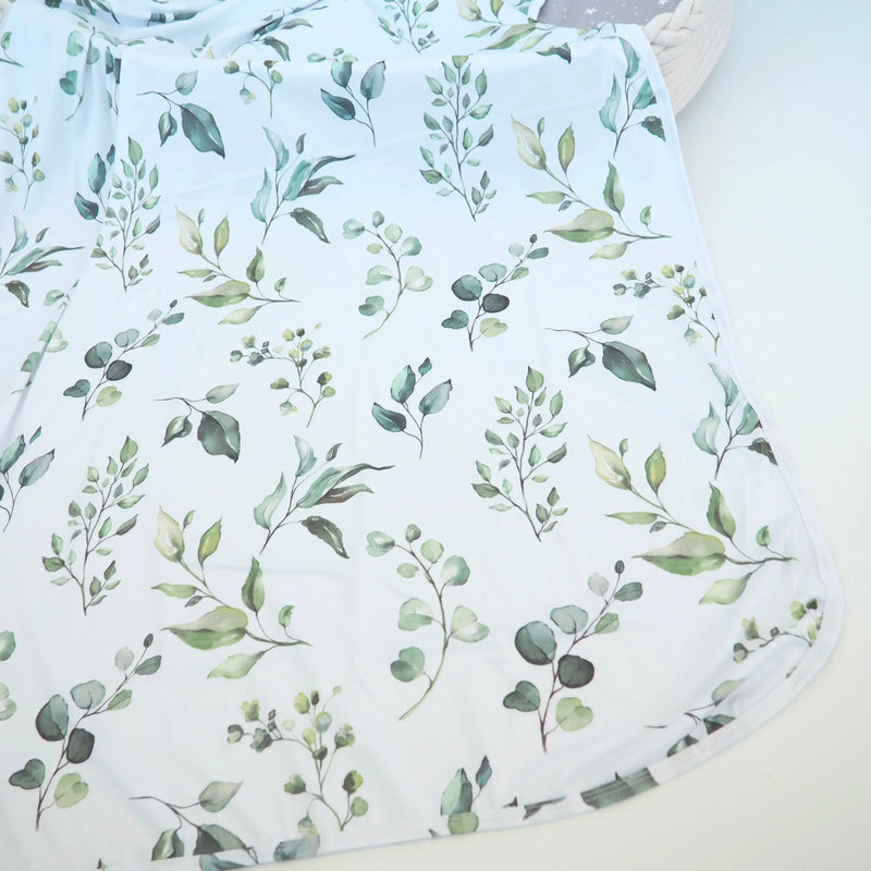Buttery Soft and Stretchy Swaddle Blanket - Eucalyptus - Everetts Place: Online Boutique