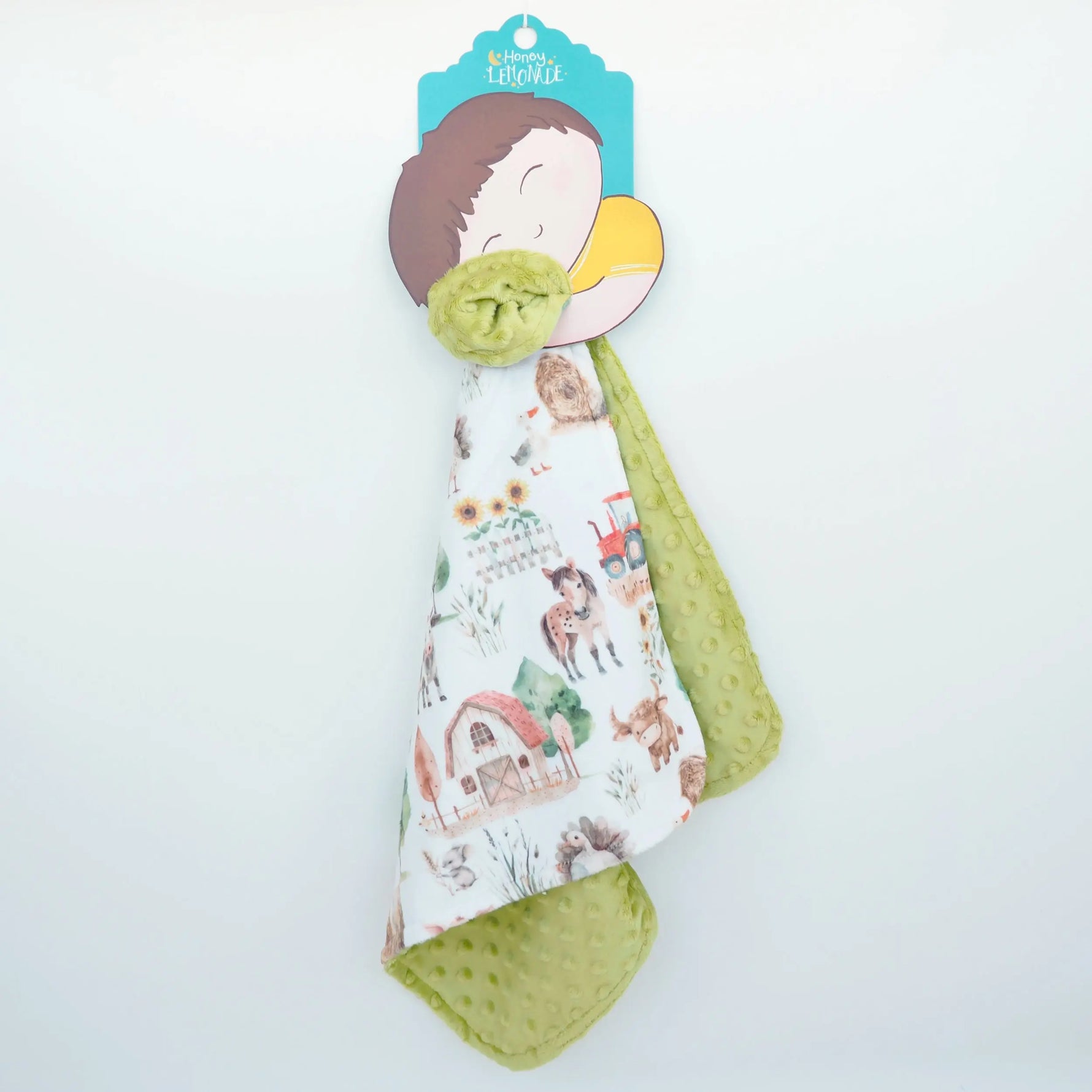 Honey Lemonade Mini Minks Blanket for Toddlers with Safari Adventure Design - Baby & Toddler > Swaddling & Receiving Blankets > Receiving Blankets