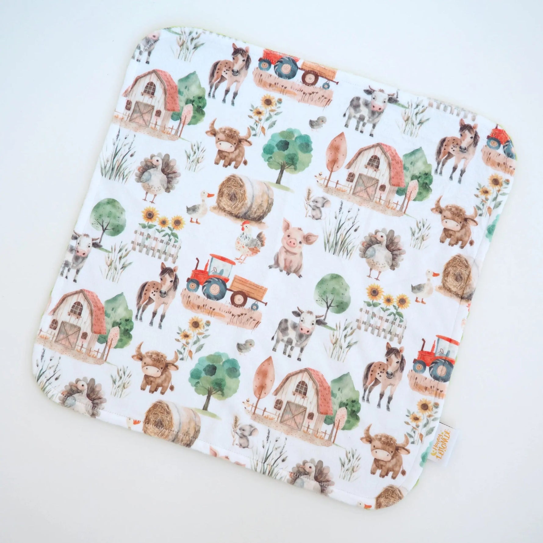 Honey Lemonade Mini Minks Blanket for Toddlers with Safari Adventure Design - Baby & Toddler > Swaddling & Receiving Blankets > Receiving Blankets