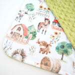 Honey Lemonade Mini Minks Blanket for Toddlers with Safari Adventure Design - Baby & Toddler > Swaddling & Receiving Blankets > Receiving Blankets