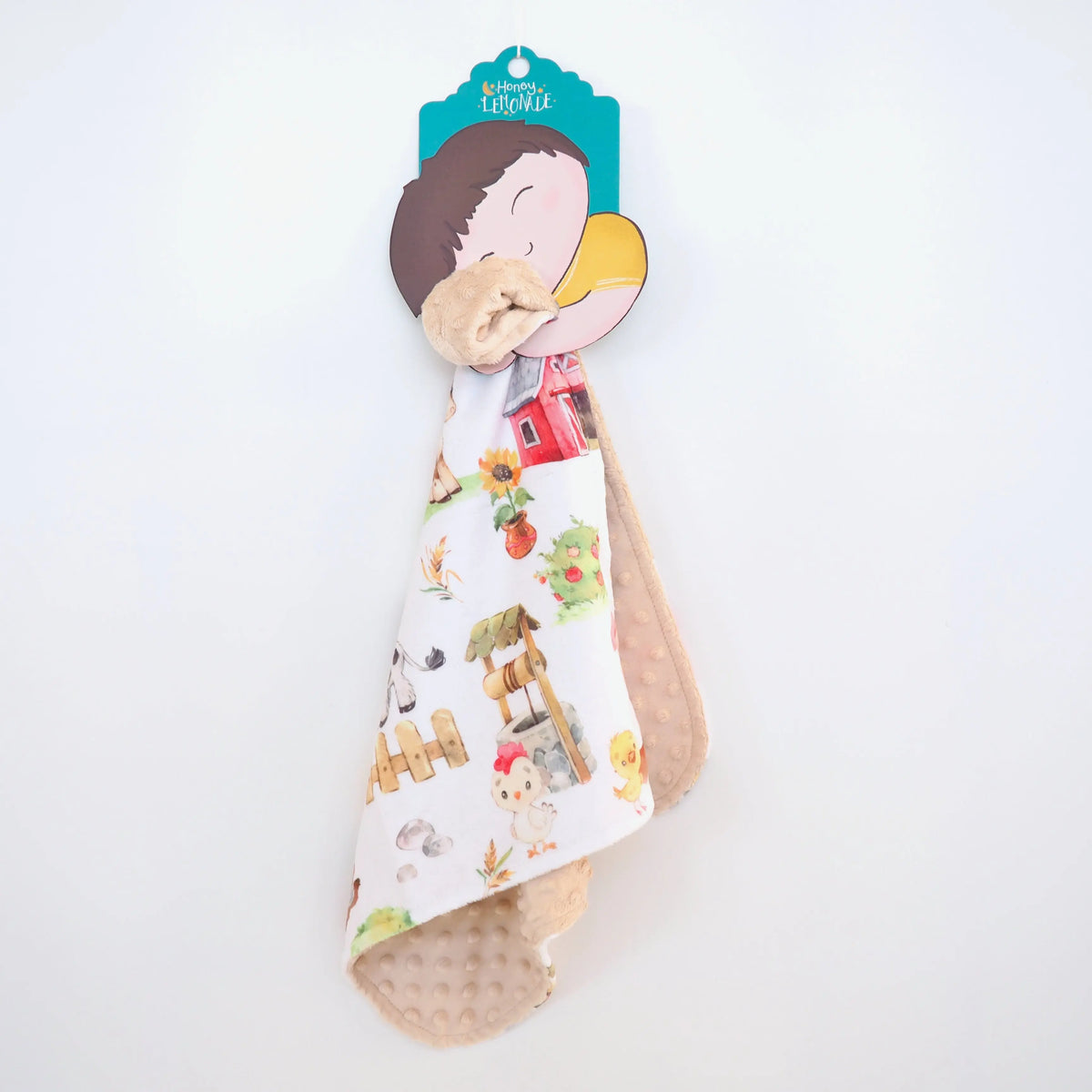 Mini Minky Blanket Farm Animals - Toy, Teddy bear, Baby toys, Pattern, Dog toy | Everetts Place