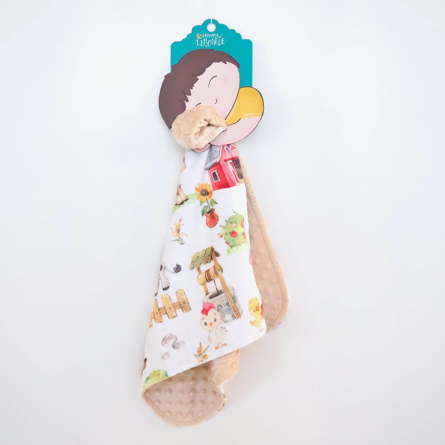 Mini Minky Blanket Farm Animals - Toy, Teddy bear, Baby toys, Pattern, Dog toy | Everetts Place