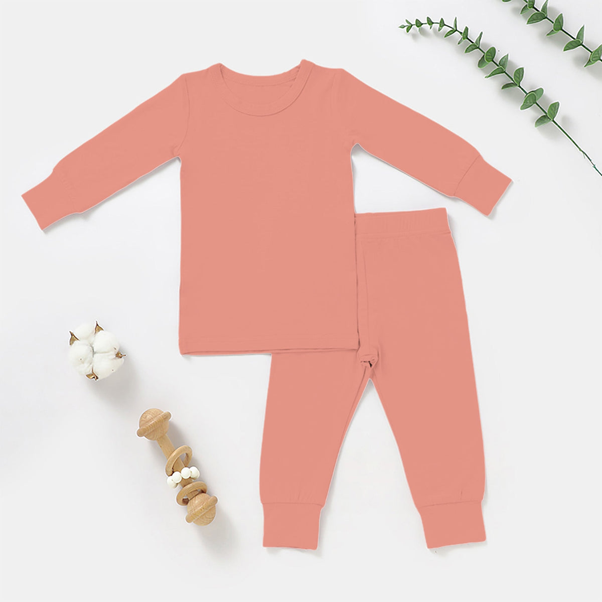 Long Sleeve 2 piece Bamboo Pajama Set by Newcastle Classics (view 3 of 4)