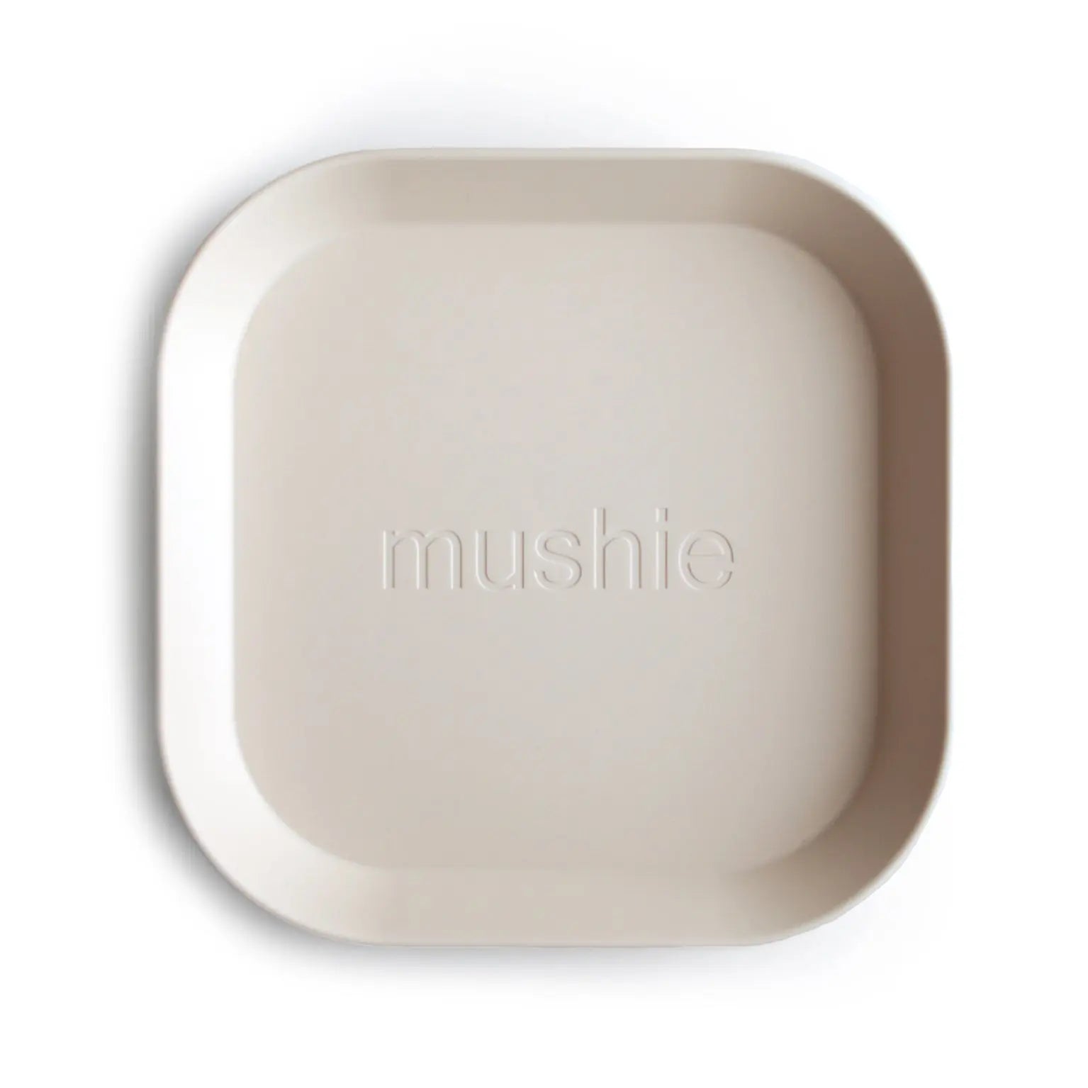 Mushie Square Dinnerware Plates for Babies BPA-Free Plastic Microwave and Dishwasher Safe Made in Denmark - Home & Garden > Kitchen & Dining > Tableware > Dinnerware > Plates Dinnerware