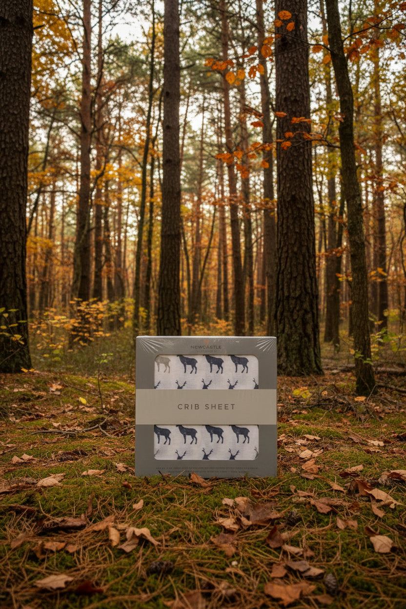 Woodland Style Blue Deer Nursery by Everetts Place  at Everetts Place