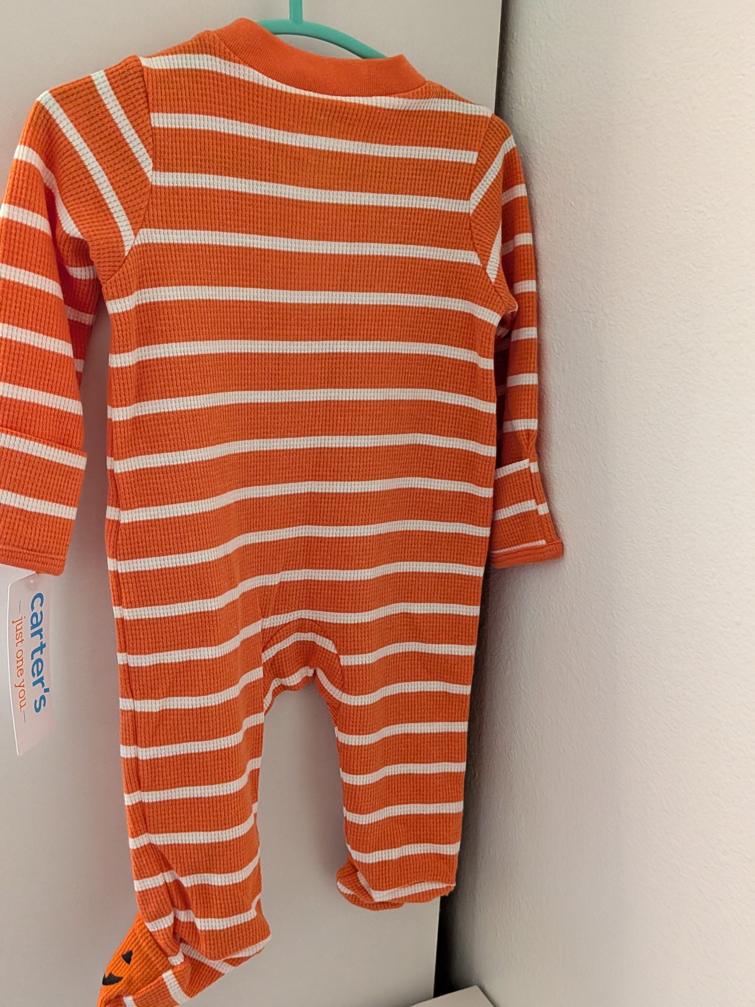 Carter pumpkin footed sleeper
