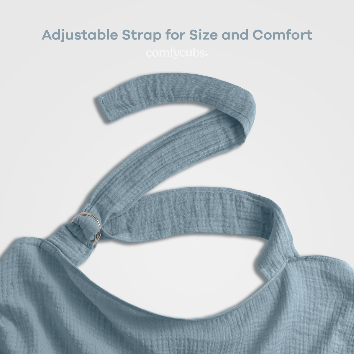 Comfy Cubs Pacific Blue Muslin Nursing Cover For Breastfeeding - Everetts Place Boutique - 