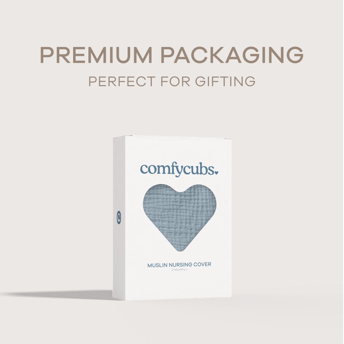 Comfy Cubs Pacific Blue Muslin Nursing Cover For Breastfeeding - Everetts Place Boutique - 