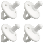 Pacifiers White 4 Pack Silicone BPA Free Baby Safe Comfy Cubs Everetts Place: Online Boutique 12.99