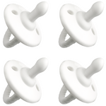 Pacifiers White 4 Pack Silicone BPA Free Baby Safe Comfy Cubs Everetts Place: Online Boutique 12.99