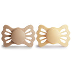 Mushie Frigg Lucky Symmetrical Silicone Pacifier 2 Pack for 6 to 18 Months - Baby & Toddler > Baby Health > Pacifiers & Teethers SILICONE FRIGG PACIFIERS