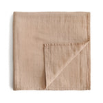 Mushie Organic Cotton Muslin Swaddle Blanket for Baby Cuddling and Nursing - Baby & Toddler > Swaddling & Receiving Blankets Swaddle