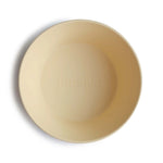 Mushie Round Dinnerware Bowl Set BPA Free Plastic Dishwasher Safe Microwave Safe - Baby & Toddler > Nursing & Feeding Dinnerware