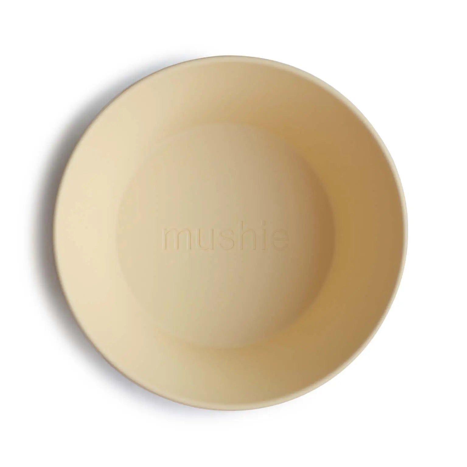 Mushie Round Dinnerware Bowl Set BPA Free Plastic Dishwasher Safe Microwave Safe - Baby & Toddler > Nursing & Feeding Dinnerware