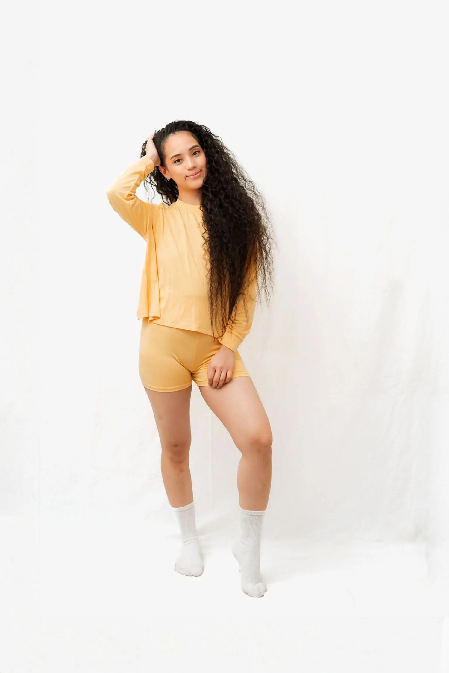 Bubble Baby Papaya | Adult Biker - Shorts - 