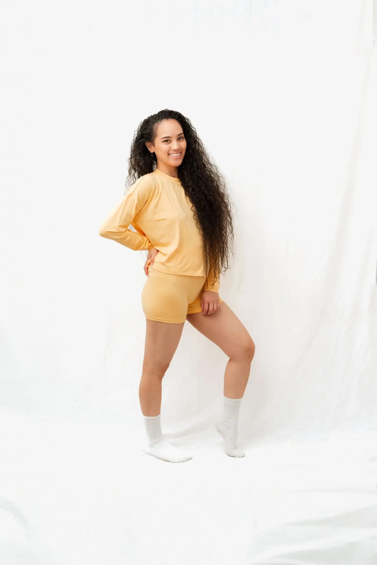 Bubble Baby Papaya | Adult Biker - Shorts - 