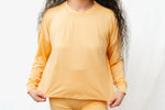 Bubble Baby Papaya | Adult Long Sleeve Lounge Top - 
