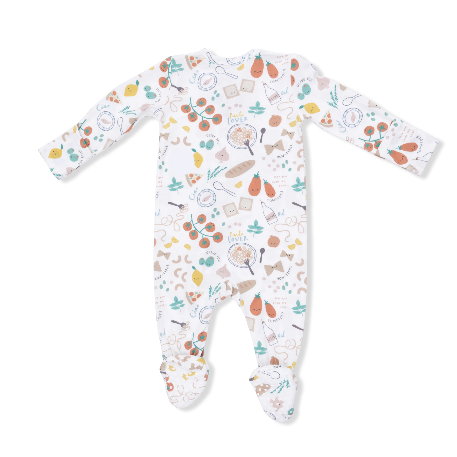 Pasta Lovers - 2 Way Zipper Footie Angel Dear 