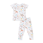 Pasta Lovers Short Sleeve Loungewear Set Baby Pajamas Angel Dear Angel Dear 