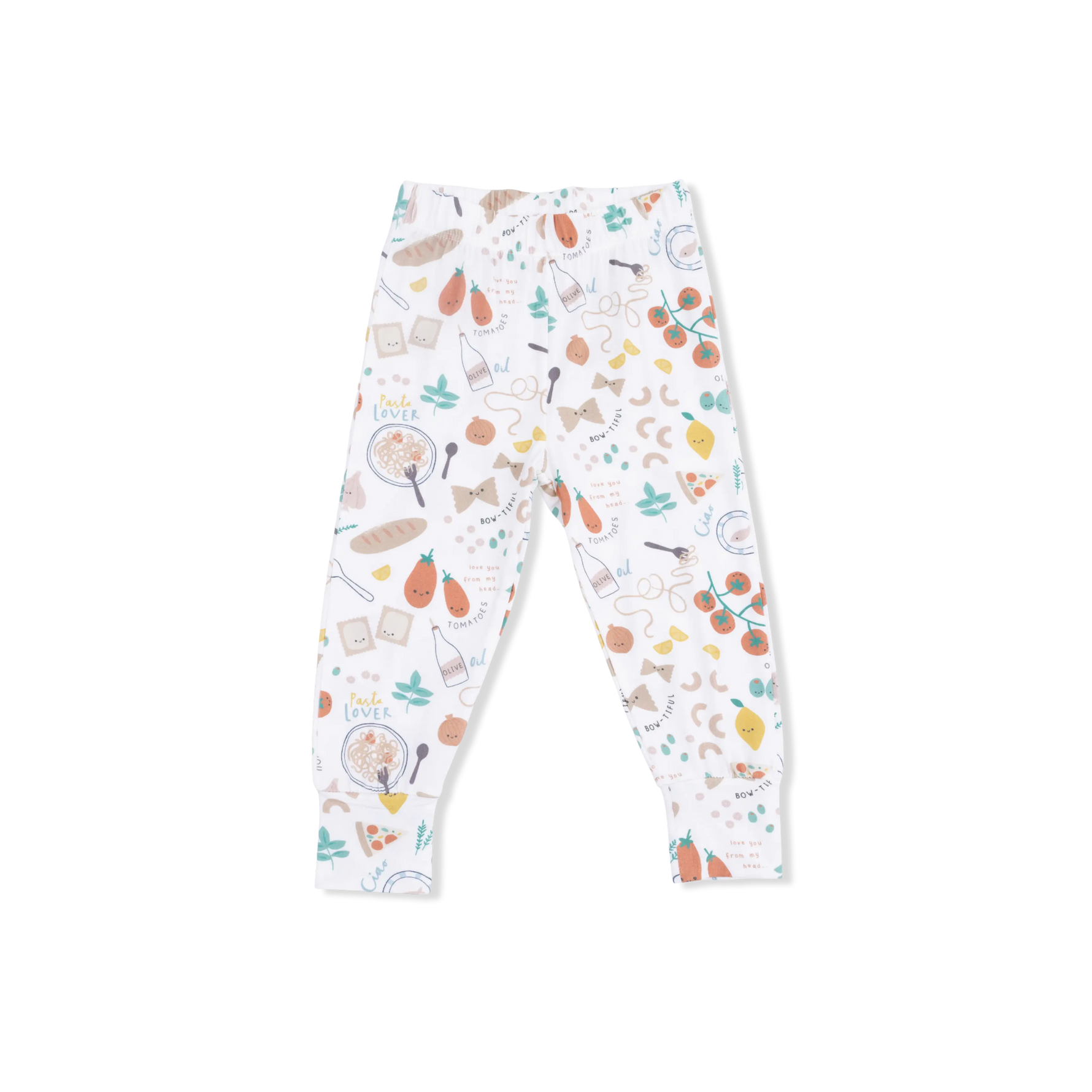 Pasta Lovers Short Sleeve Loungewear Set Baby Pajamas Angel Dear Angel Dear 