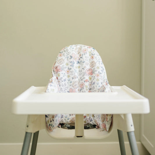Pastel Floral Ikea Antilop Cushion Cover White Wipeable Little Joy Co. Everetts Place: Online Boutique